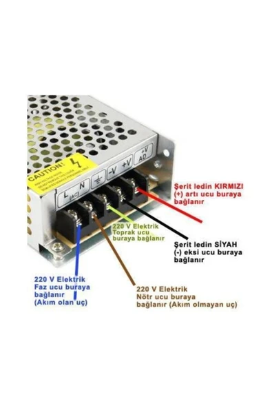 Cata CT-2574 12 VOLT 5 AMPER SLİM SAÇ ADAPTÖR - Resim 3