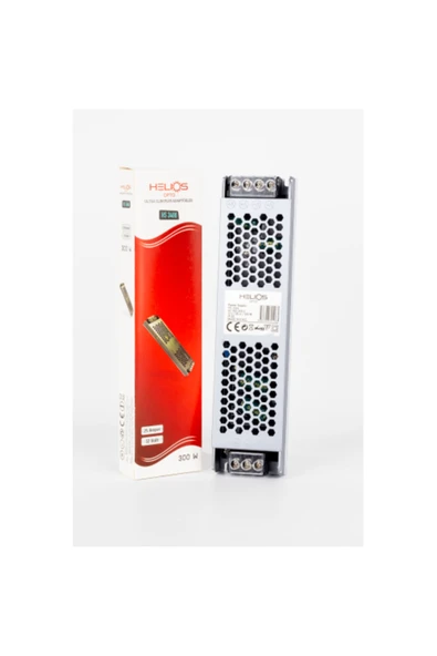 Helios 12V  25 Amper Ultra Slim Kasa Led Trafosu MTE0309 ürün görseli 1