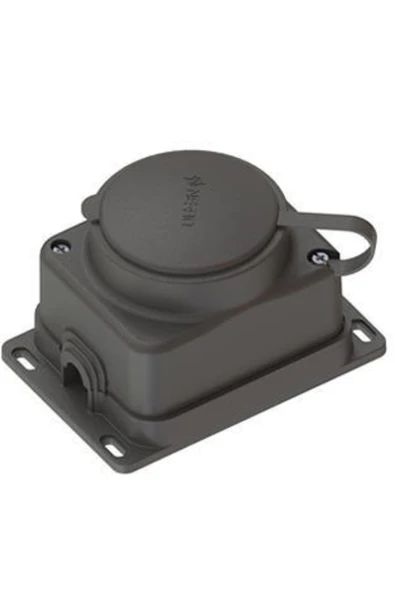 NE-AD 4003 1x16a Kauçuk Duvar Prizi ürün görseli 1