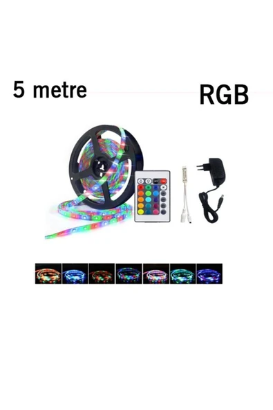 Cata Ct-4558 Rgb Renk Değiştiren + Beyaz Şerit Led Seti 5 m ürün görseli 1