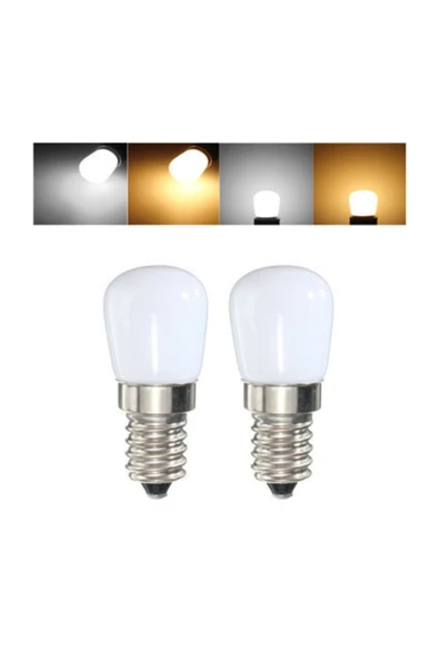 Cata Tuz Lambası Buzdolabı Ampulü Led Ampul 2 Watt E14 Duy Beyaz Işık ürün görseli 1