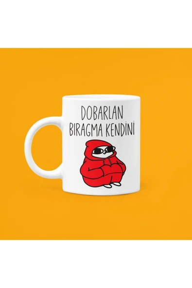 UUR STORE Dobarlan Bıragma Kendini Baskılı Kupa Bardak ürün görseli 1