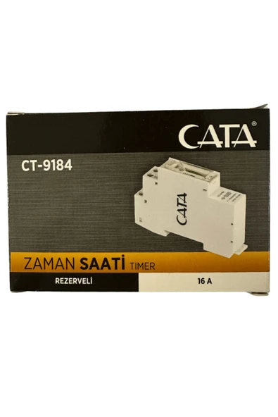 Cata CT-9184 16 Amper Rezerveli Zaman Saati ürün görseli 1