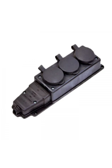 NE-AD 1x16a Kauçuk Üçlü Grup Priz Nead ürün görseli 1