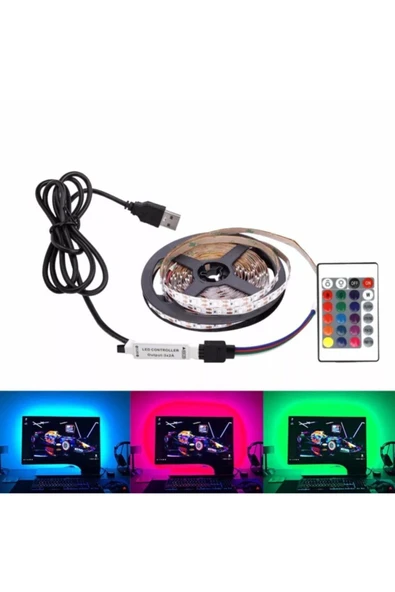 Cata Bluelight Samsung Led 3 Metre Usb Tv Led Rgb ürün görseli 1