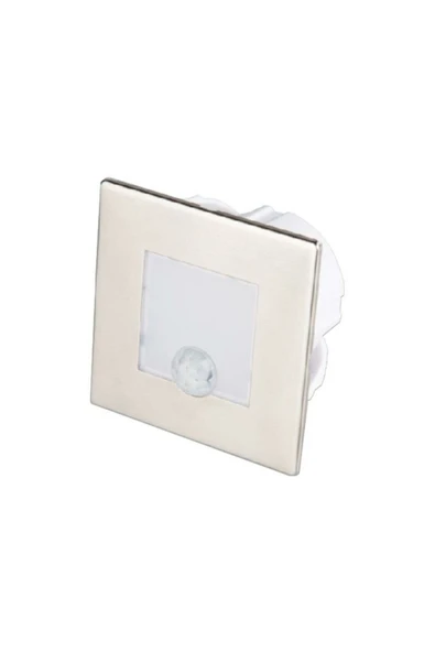 Cata Ct-5173 1.5 Watt Saten Kasa Sensörlü Koridör Armatürü Beyaz ürün görseli 1