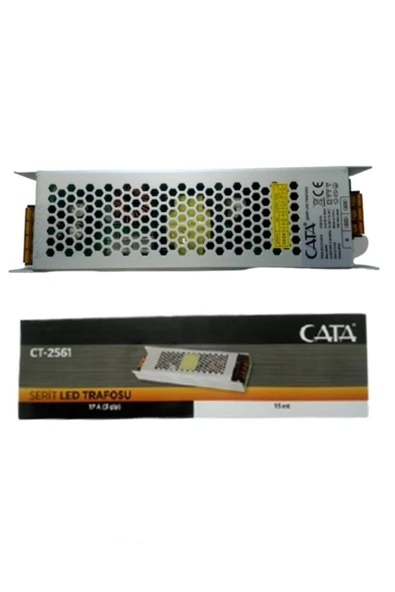 Cata 17 Amper Şerit Led Trafosu Ct-2561 12 Volt ürün görseli 1