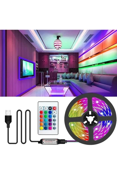 Cata Uzaktan Kumandalı Tv Şerit Led - 3 Metre ürün görseli 1