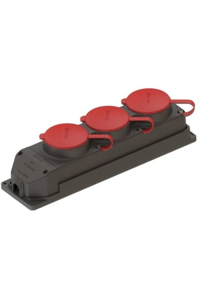 NE-AD 3x25 A 3lü Kauçuk Grup Priz Nead 4012 ürün görseli 1