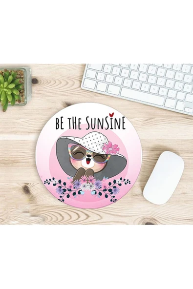 hesaplisiburada Be The Sunsine Sevimli Panda Baskılı Mousepad ürün görseli 1