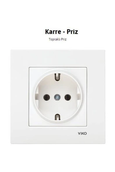 VİKO Karre Topraklı Priz ürün görseli 1