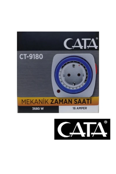 Cata Ct-9180 Zaman Ayarlı Priz Mekanik Ayarlanabilir ürün görseli 1