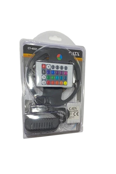 Cata Rgb Şerit Led Seti 5m + Kumanda - Resim 2
