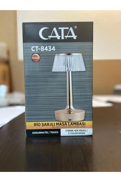 GÜVEN LİGHT CATA 3 RENK DOKUNMATİK MASA LAMBASI CT-8434 ürün görseli 1