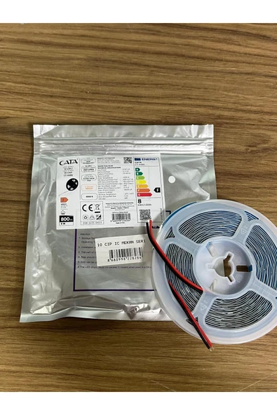 Cata CT-4486 10 Çip Beyaz Şerit LED - 5 Metre (İç Mekan Kullanımı)(Adaptör dahil değildir.) ürün görseli 1