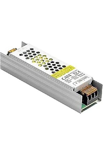 Cata CT-2574 12V 5A 60W Slim LED Trafo Klemensli Şerit LED Adaptörü İnce Kasa LED Sürücü ürün görseli 1