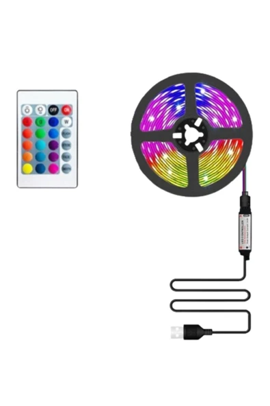 Cata Ct-4566 Rgb Usb Tv Şerit Led 3mt 5v ürün görseli 1