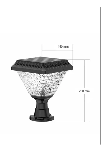 Cata CT-7315 SOLAR SET ÜSTÜ BEYAZ IŞIK - Resim 2
