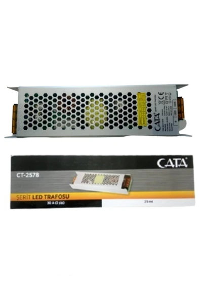 Cata 30 Amper Şerit Led Trafosu Ct-2578 12 Volt ürün görseli 1