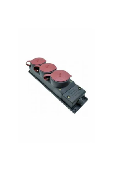 NE-AD 4012 3x25a Trifaze Kap. Kauçuk Priz ürün görseli 1
