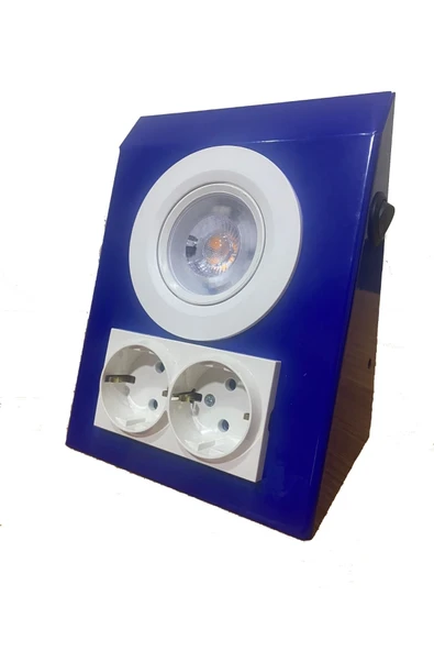 hesaplisiburada Trendlight Tezgah Dolap Altı Çift Priz 6w Led Aydınlatma Mavi ürün görseli 1