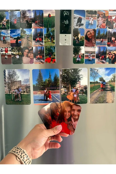hesaplisiburada Kişiye Özel Fotoğraflı Resimli Magnet Baskı 6x9 Ebat 10 Adet ürün görseli 1