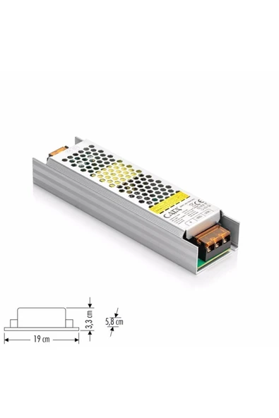 Cata 12,5 Amper Iç Mekan Fansız Şerit Led Trafo Ct-2560 ürün görseli 1