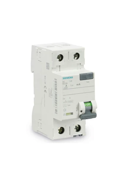 Siemens 2x40a 30 Ma Kaçak Akım Röle 5sv4314-0 ürün görseli 1