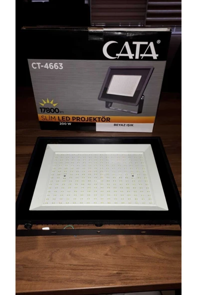 Cata Led Projektör Beyaz Ct 4663 200w ürün görseli 1