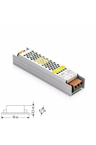 Cata 10 Amper Iç Mekan Fansız Şerit Led Trafo Ct-2576 ürün görseli 1
