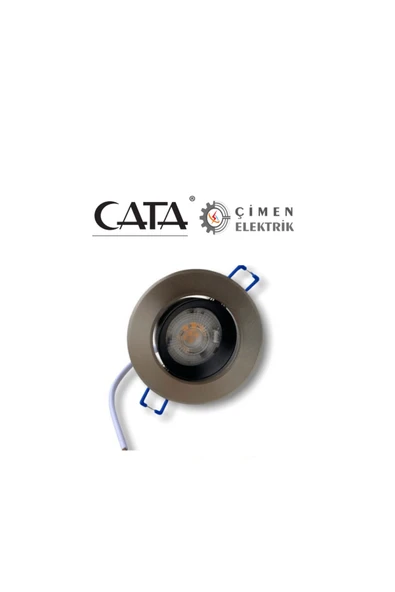 Cata 5 Adet Ct 5252 Cata 6w Satin Gövde Led Spot Beyaz Işık 6400k ürün görseli 1