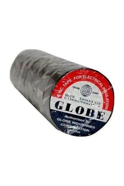 Globe Izole Elektrik Bantı Siyah (10lu Paket) ürün görseli 1