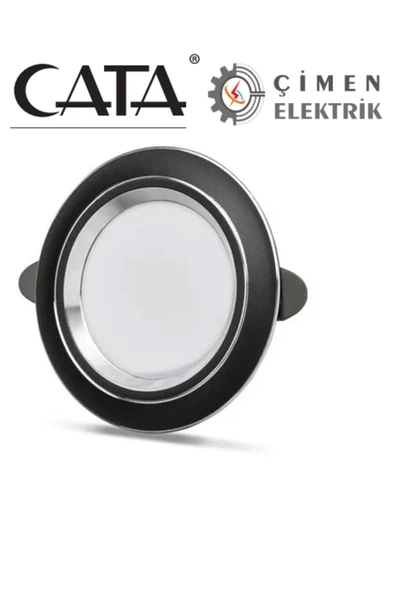 Cata 15 Adet Ct 5258 Siyah Kasa Zepra Led Spot 6w 3 Renkli ürün görseli 1