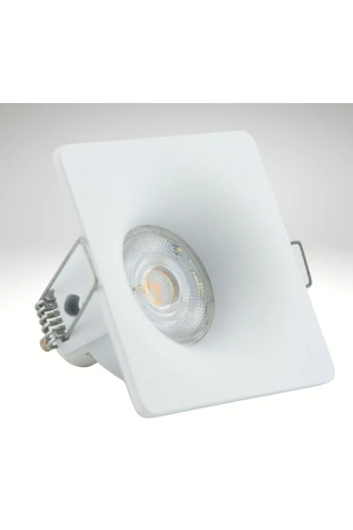 Cata Ct-5092 Lion Kare Spot Spot Kasası Beyaz GU10 - 12'Lİ PAKET (Ampulsüz) ürün görseli 1
