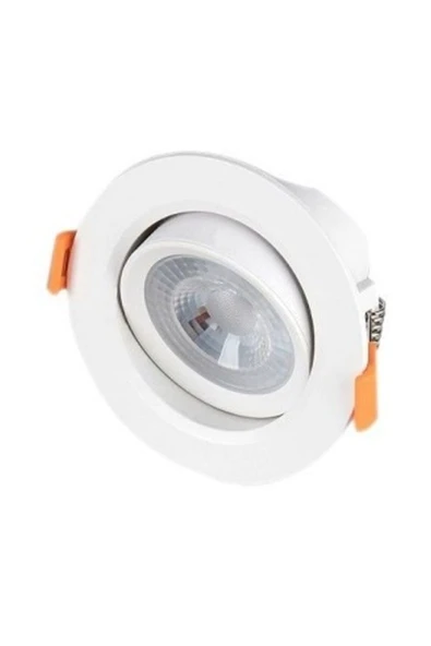 Cata 5204 5w-7W Cob Led Spot Beyaz Gövde Günışığı Sarı Işık Ct-5204 3200 Kelvin ürün görseli 1