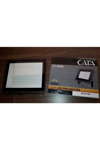 Cata Beyaz Led Projektör Ct 4659 100w - Resim 2