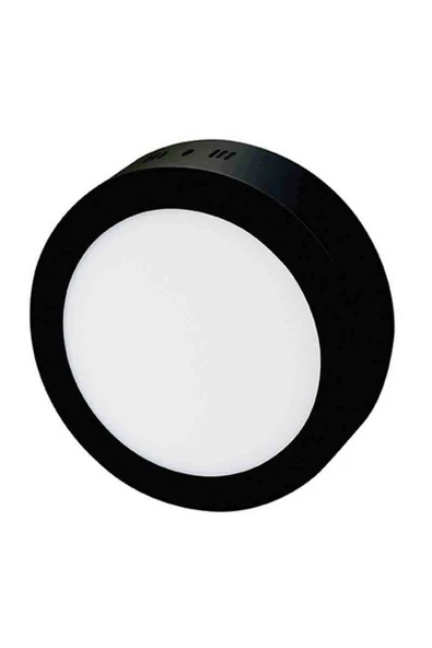 Cata Ct-5235b 18w Sıva Üstü Siyah Yuvarlak Led Panel 6500k Beyaz ürün görseli 1