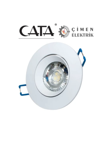 Cata 3 Adet CATA CT 5256 Beyaz Kasa Led Spot 8W 6400K Beyaz Işık ürün görseli 1