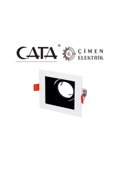 Cata 3 ADET CATA CT 5222 Beyaz (Siyah) Spot Kasası ürün görseli 1