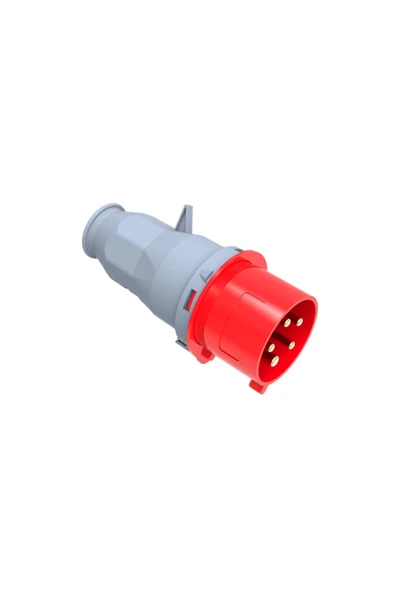 Bemis Cee Norm 5x32a. (3p+e+n) 380v. 50/60 Hz. 6h Ip 44 Düz Fiş Bc1-3505-2011 ürün görseli 1