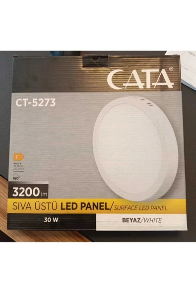Cata CT-5273 SLİM PANEL LED SPOT 30W ürün görseli 1