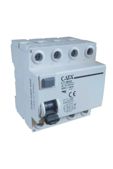 Cata CT-9642 40A 30mA Kaçak Akım Rölesi ürün görseli 1