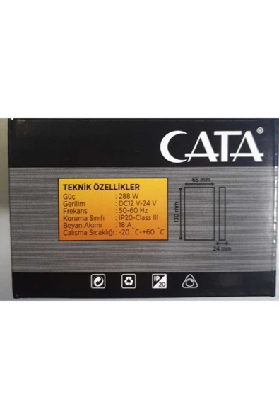 Cata Ct-9147 Rgb Kumanda 20 Mt - Resim 2