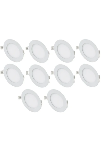 Cata Ct 5146 10 Adet 9 Watt Slim Led Panel Beyaz Işık Metal Kasa ürün görseli 1