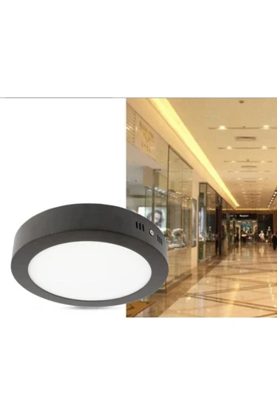 Cata Ct-5238 30 Watt Siyah Gövde Beyaz Işık Sıva Üstü Led Armatür ürün görseli 1