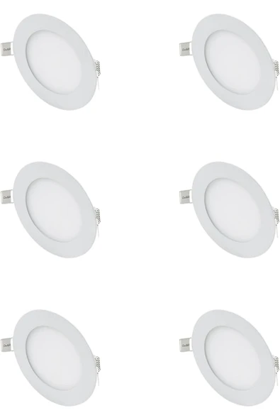 Cata 3W Slim Led Panel %100 Alüminyum 3000K Sarı Işık (6 ADET) CT-5144S ürün görseli 1