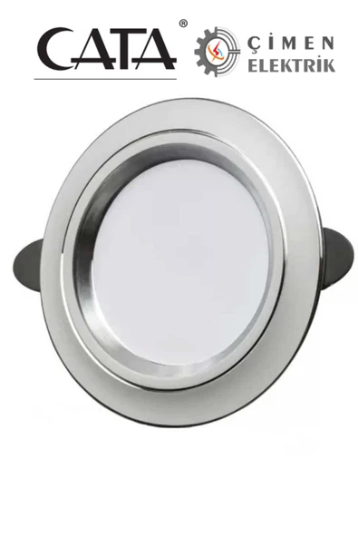 Cata 10 Adet Cata Ct 5257 Beyaz Kasa Zebra Led Spot 6w 3 Renkli ürün görseli 1