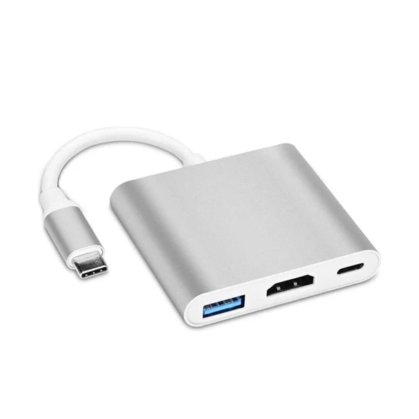 E2M ZR41 TYPE-C 3 PORTLU ÇOKLAYICI ADAPTÖR ürün görseli 1