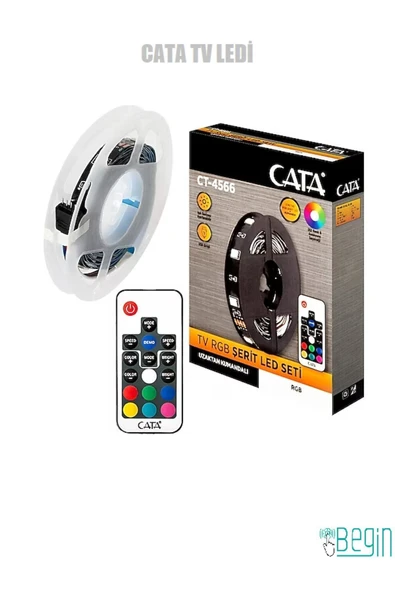 Cata TV ARKASI LED CT-4566 KOLAY MONTAJ KUMANDALI HER RENK ürün görseli 1