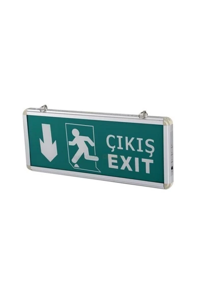 Cata Ct-9167 3 Watt Acil Çıkış Exıt Levhası (aşağı) Ledli Şarjlı ürün görseli 1